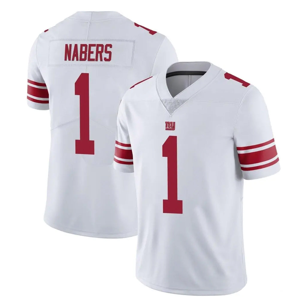 Parkc NY.Giants #1 Malik Nabers Player White Limited Vapor Untouchable Home Game Stitched Jerseys