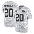 Parkc NY.Giants #20 Greg Newsome II Player Arctic Camo Salute To Service Limited Game Stitched Jerseys