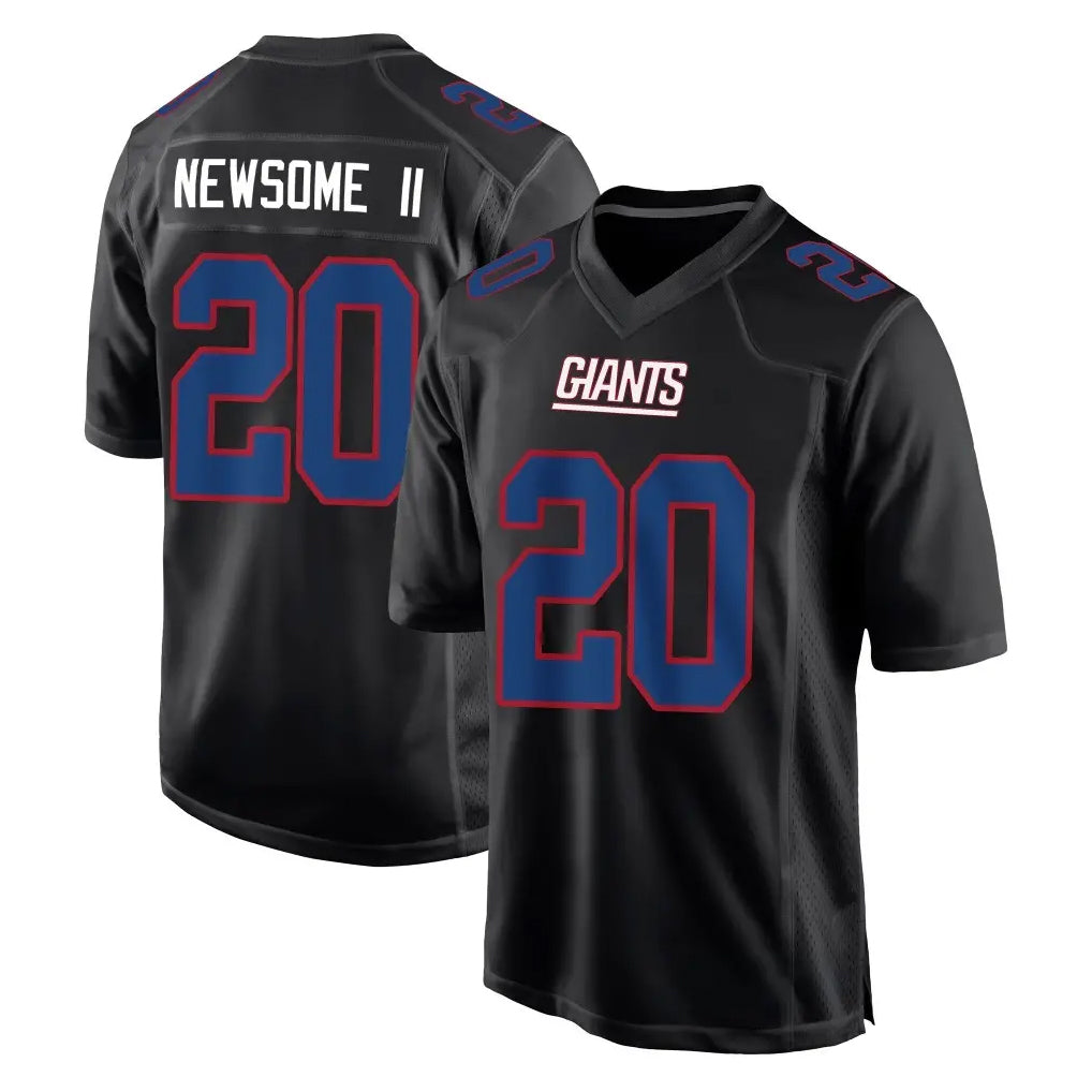 Parkc NY.Giants #20 Greg Newsome II Player Carbon Fashion Limited Home Game Stitched Jerseys