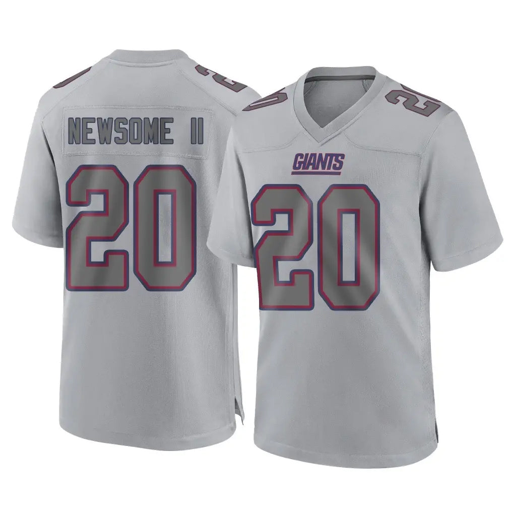 Parkc NY.Giants #20 Greg Newsome II Player Gray Atmosphere Fashion Limited Game Stitched Jerseys