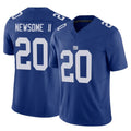 Parkc NY.Giants #20 Greg Newsome II Player Royal Limited Vapor F.U.S.E. Home Game Stitched Jerseys