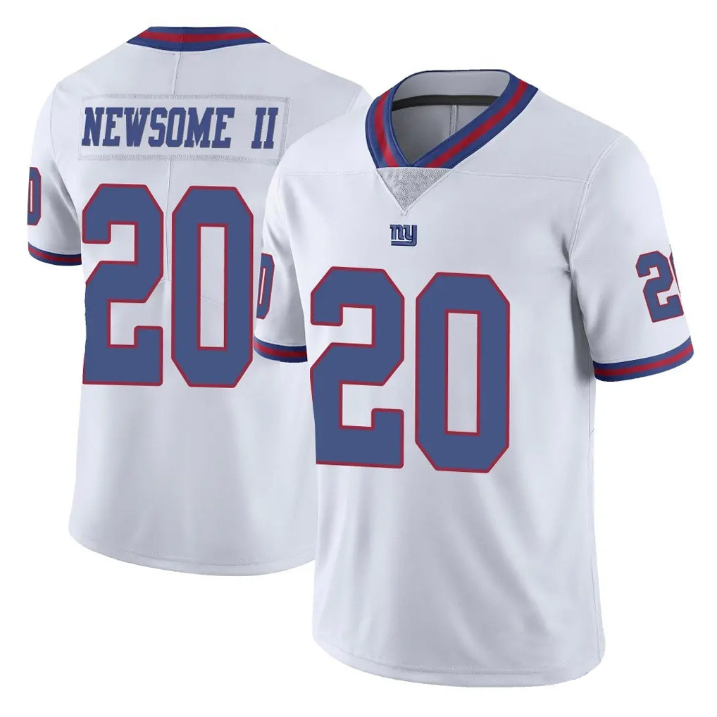Parkc NY.Giants #20 Greg Newsome II Player White Color Rush Home Game Stitched Jerseys
