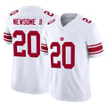 Parkc NY.Giants #20 Greg Newsome II Player White Limited Vapor F.U.S.E. Home Game Stitched Jerseys