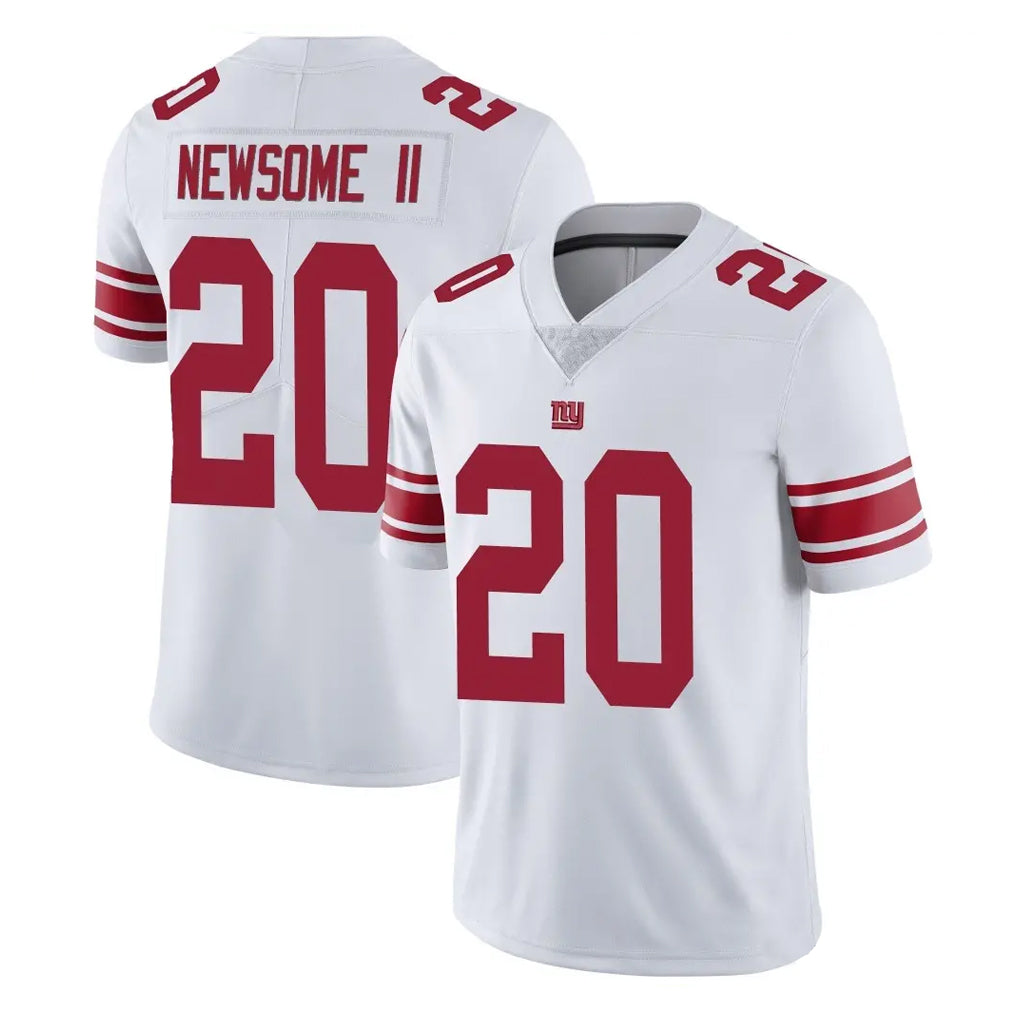 Parkc NY.Giants #20 Greg Newsome II Player White Limited Vapor Untouchable Home Game Stitched Jerseys