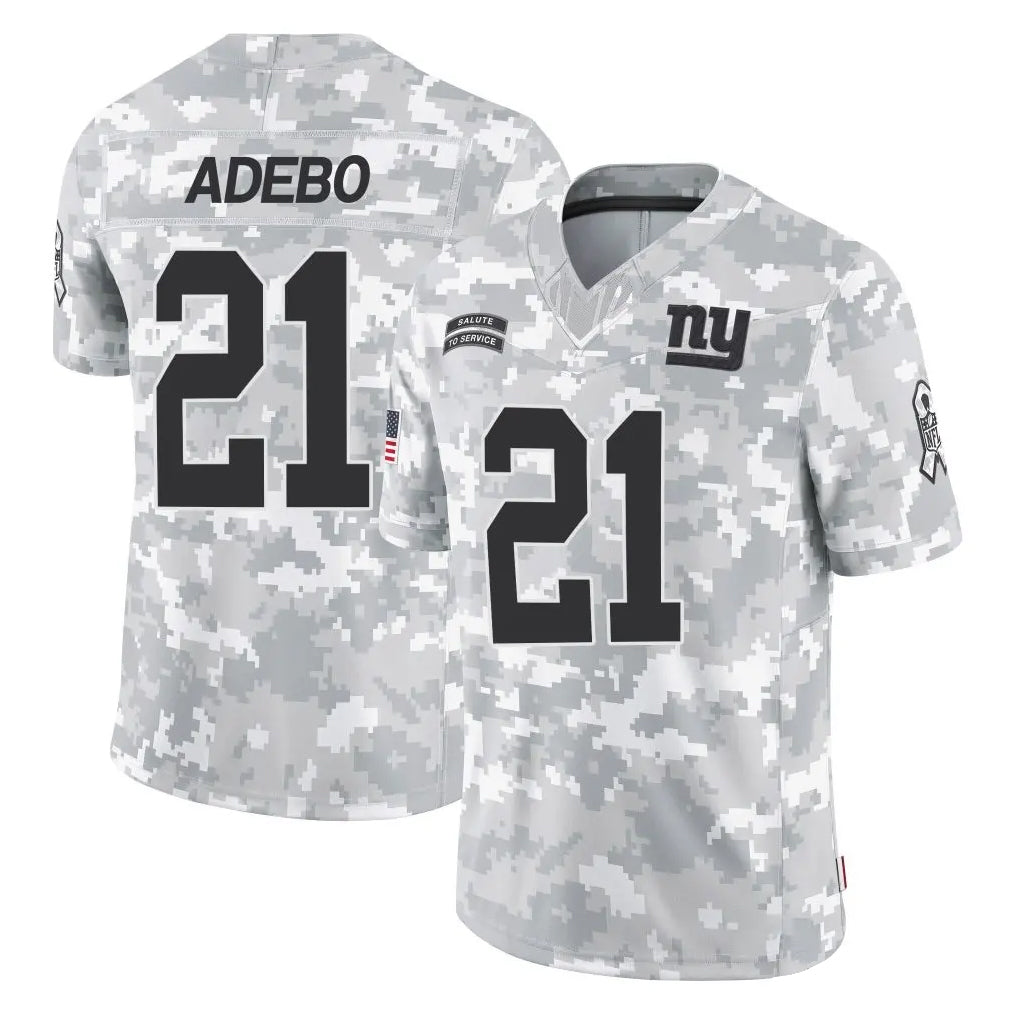 Parkc NY.Giants #21 Paulson Adebo Player Arctic Camo Salute To Service Limited Game Stitched Jerseys