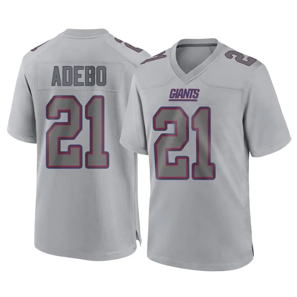 Parkc NY.Giants #21 Paulson Adebo Player Gray Atmosphere Fashion Limited Game Stitched Jerseys