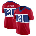 Parkc NY.Giants #21 Paulson Adebo Player Red Century Vapor F.U.S.E. Home Game Stitched Jerseys