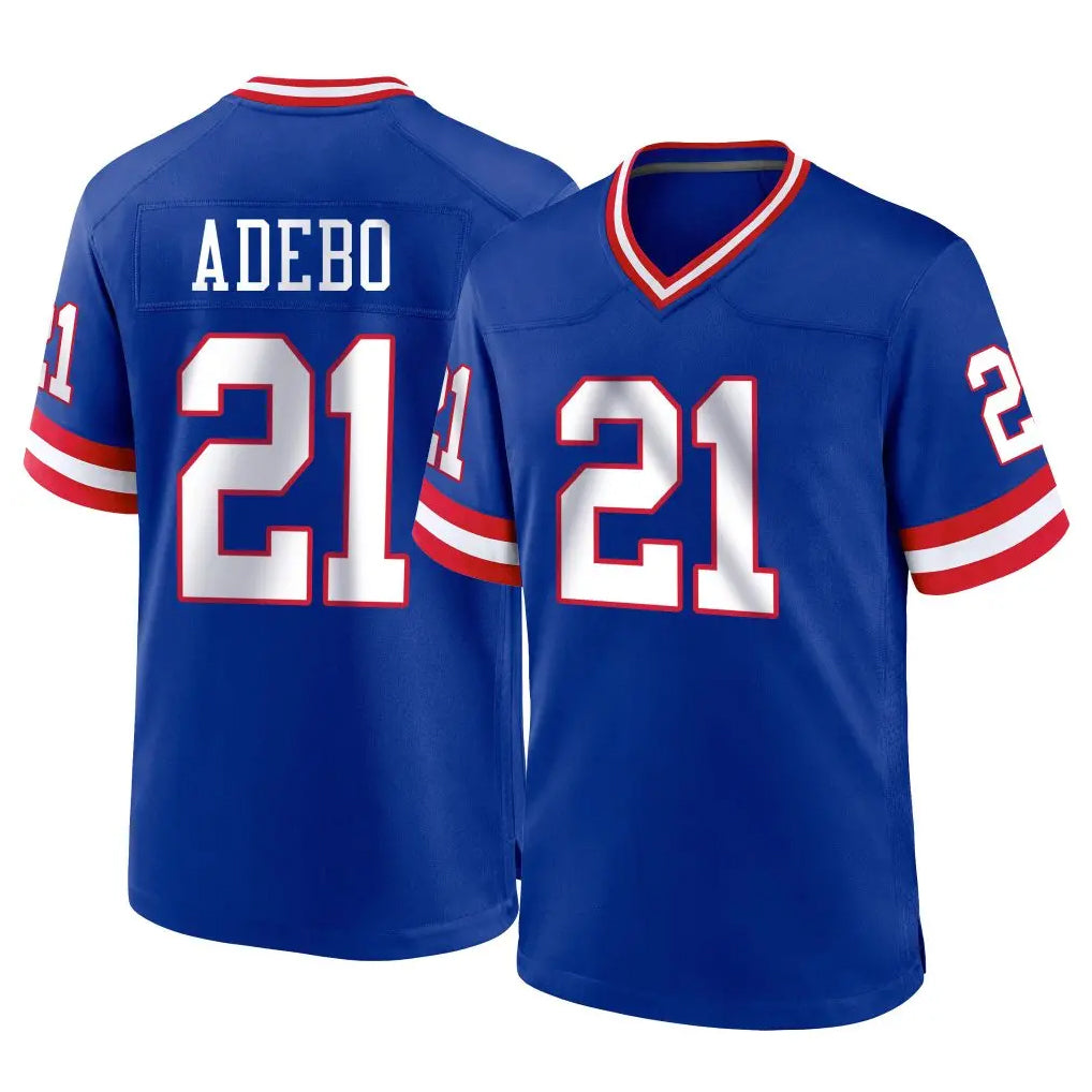 Parkc NY.Giants #21 Paulson Adebo Player Royal Classic Home Game Stitched Jerseys