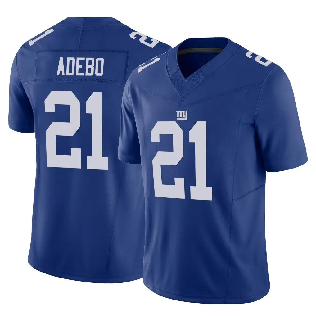 Parkc NY.Giants #21 Paulson Adebo Player Royal Limited Vapor F.U.S.E. Home Game Stitched Jerseys