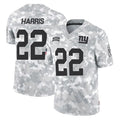 Parkc NY.Giants #22 Najee Harris Player Arctic Camo Salute To Service Limited Game Stitched Jerseys