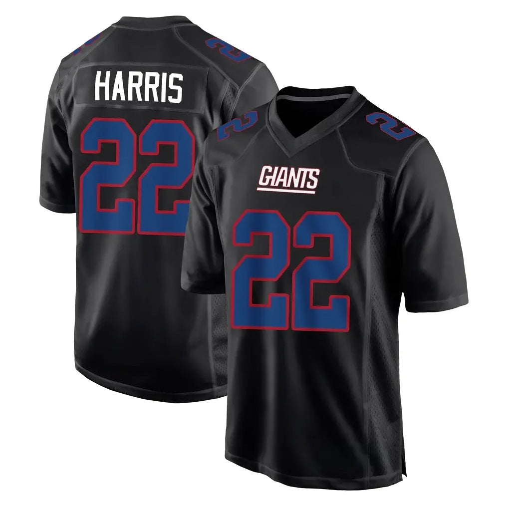 Parkc NY.Giants #22 Najee Harris Player Carbon Fashion Limited Home Game Stitched Jerseys