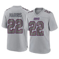 Parkc NY.Giants #22 Najee Harris Player Gray Atmosphere Fashion Limited Game Stitched Jerseys