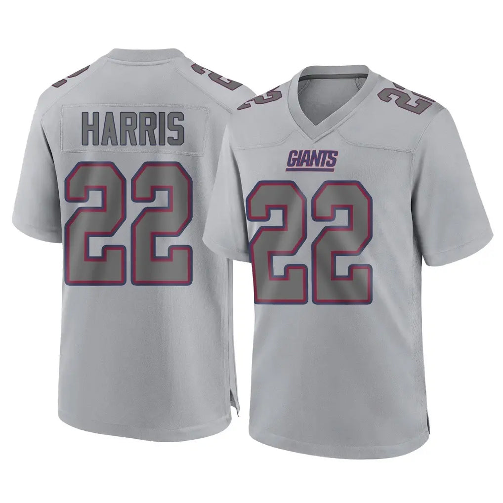 Parkc NY.Giants #22 Najee Harris Player Gray Atmosphere Fashion Limited Game Stitched Jerseys