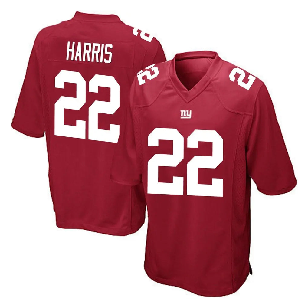 Parkc NY.Giants #22 Najee Harris Player Red Home Game Stitched Jerseys