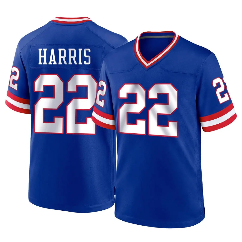 Parkc NY.Giants #22 Najee Harris Player Royal Classic Home Game Stitched Jerseys