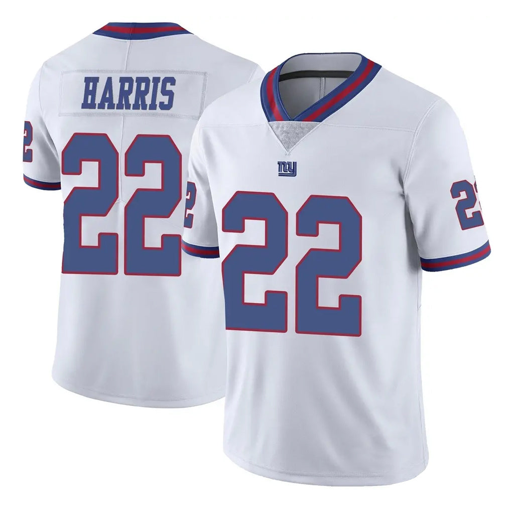 Parkc NY.Giants #22 Najee Harris Player White Color Rush Home Game Stitched Jerseys