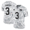 Parkc NY.Giants #3 Abdul Carter Player Arctic Camo Salute To Service Limited Game Stitched Jerseys