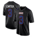 Parkc NY.Giants #3 Abdul Carter Player Carbon Fashion Limited Home Game Stitched Jerseys