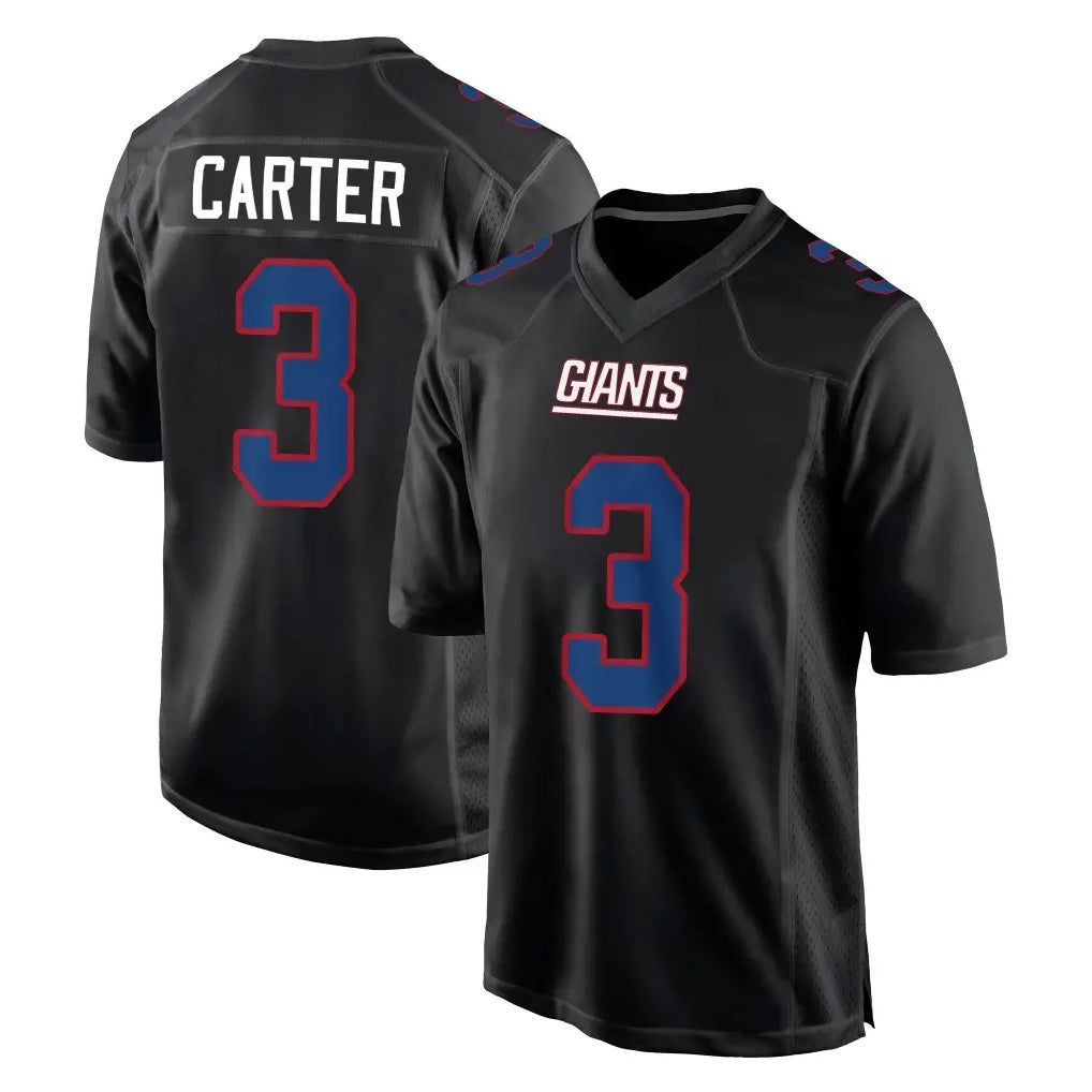 Parkc NY.Giants #3 Abdul Carter Player Carbon Fashion Limited Home Game Stitched Jerseys