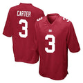 Parkc NY.Giants #3 Abdul Carter Player Red Home Game Stitched Jerseys