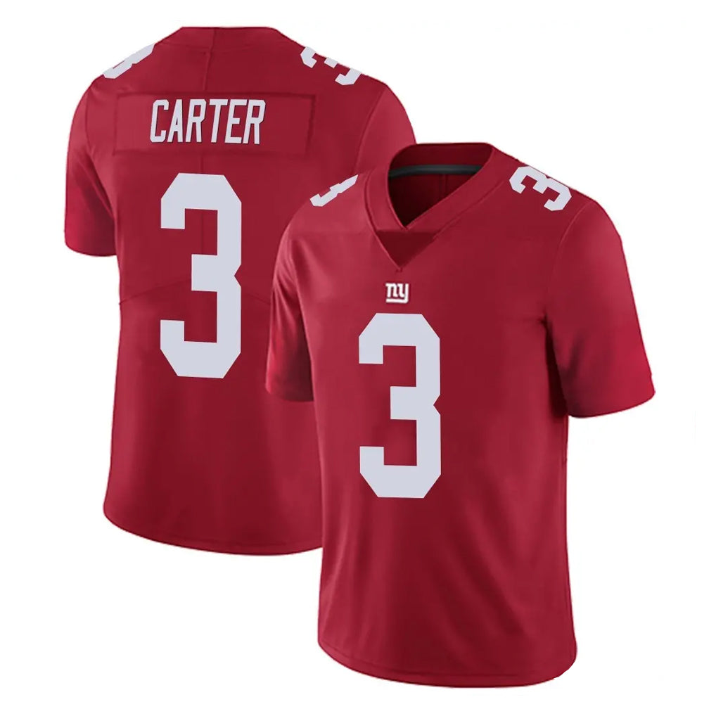 Parkc NY.Giants #3 Abdul Carter Player Red Limited Vapor Untouchable Home Game Stitched Jerseys