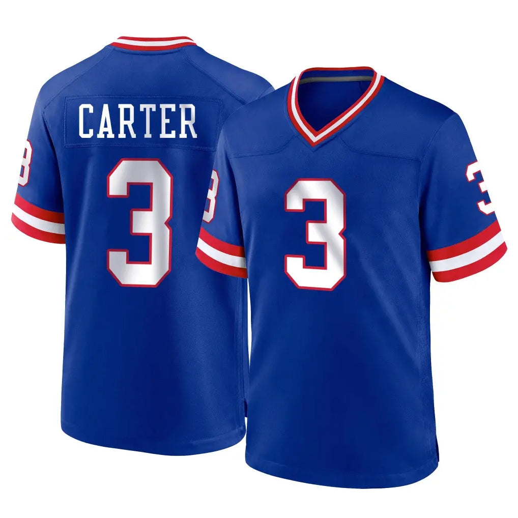 Parkc NY.Giants #3 Abdul Carter Player Royal Classic Home Game Stitched Jerseys