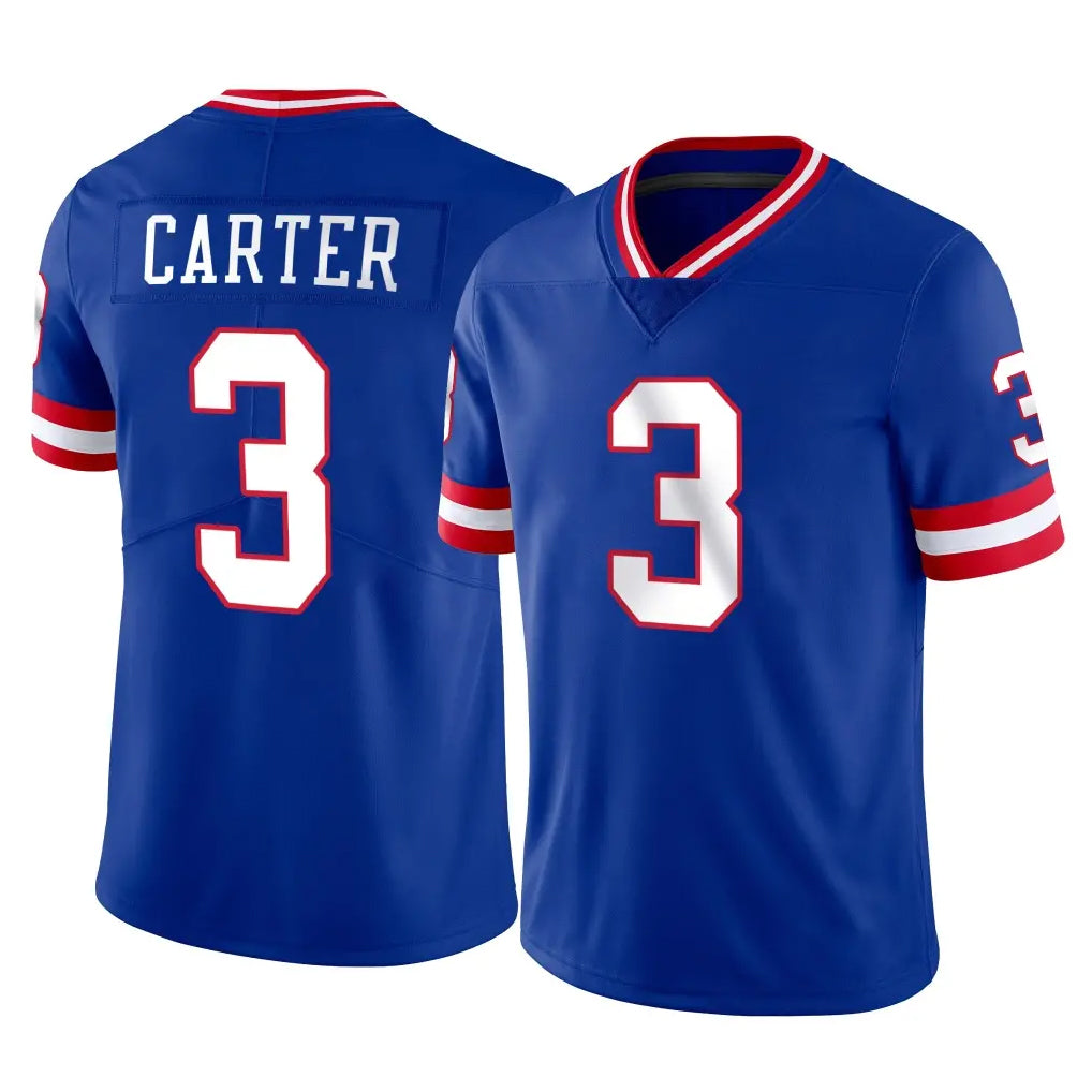 Parkc NY.Giants #3 Abdul Carter Player Royal Classic Vapor Home Game Stitched Jerseys