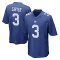 Parkc NY.Giants #3 Abdul Carter Player Royal Home Game Stitched Jerseys
