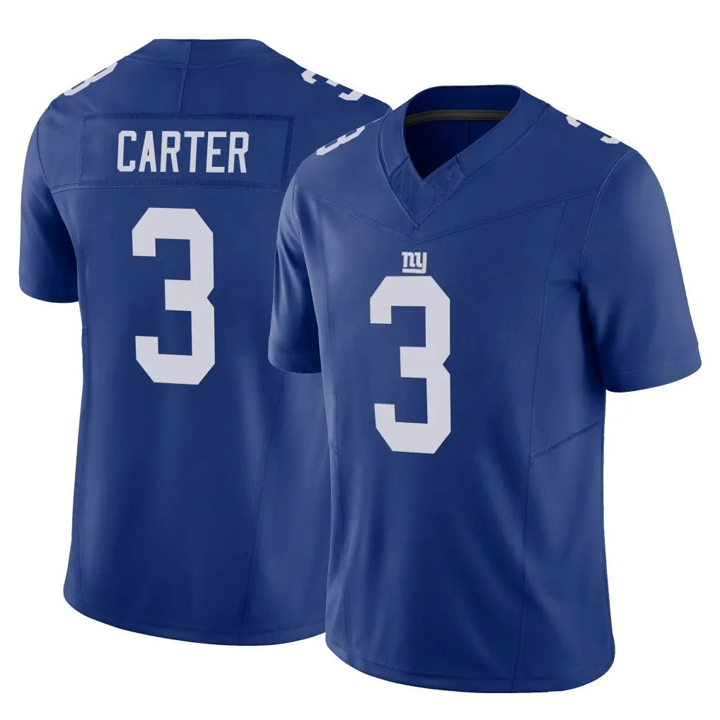 Parkc NY.Giants #3 Abdul Carter Player Royal Limited Vapor F.U.S.E. Home Game Stitched Jerseys