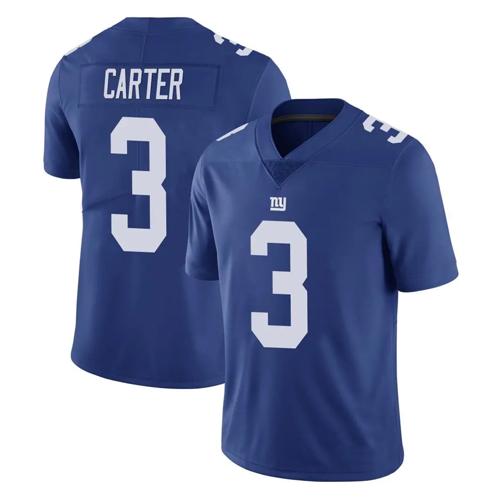 Parkc NY.Giants #3 Abdul Carter Player Royal Limited Vapor Untouchable Home Game Stitched Jerseys
