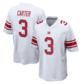 Parkc NY.Giants #3 Abdul Carter Player White Home Game Stitched Jerseys