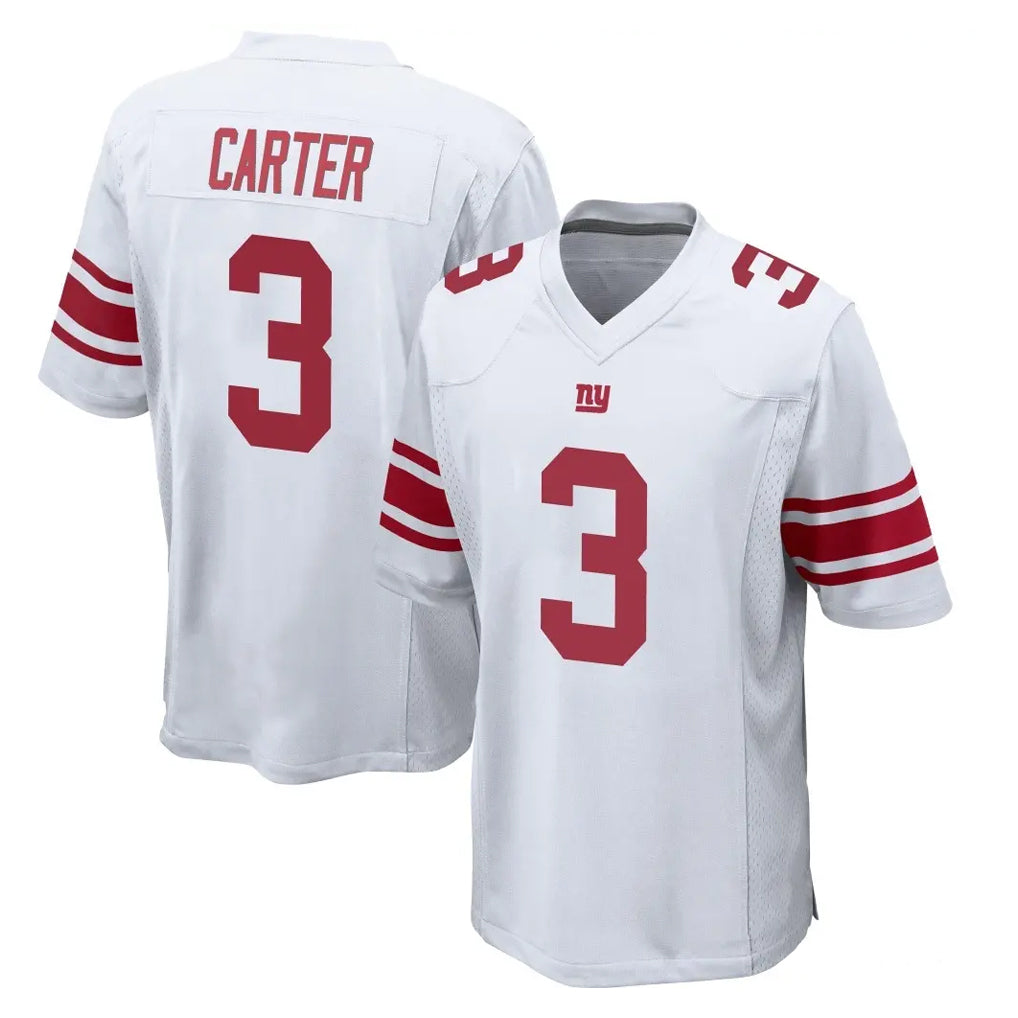 Parkc NY.Giants #3 Abdul Carter Player White Home Game Stitched Jerseys