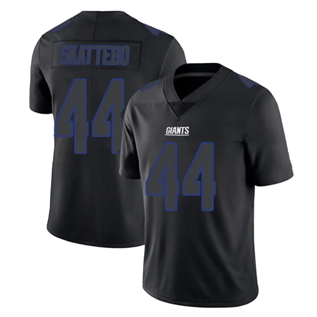 Parkc NY.Giants #44 Cam Skattebo Player Black Impact Limited Home Game Stitched Jerseys