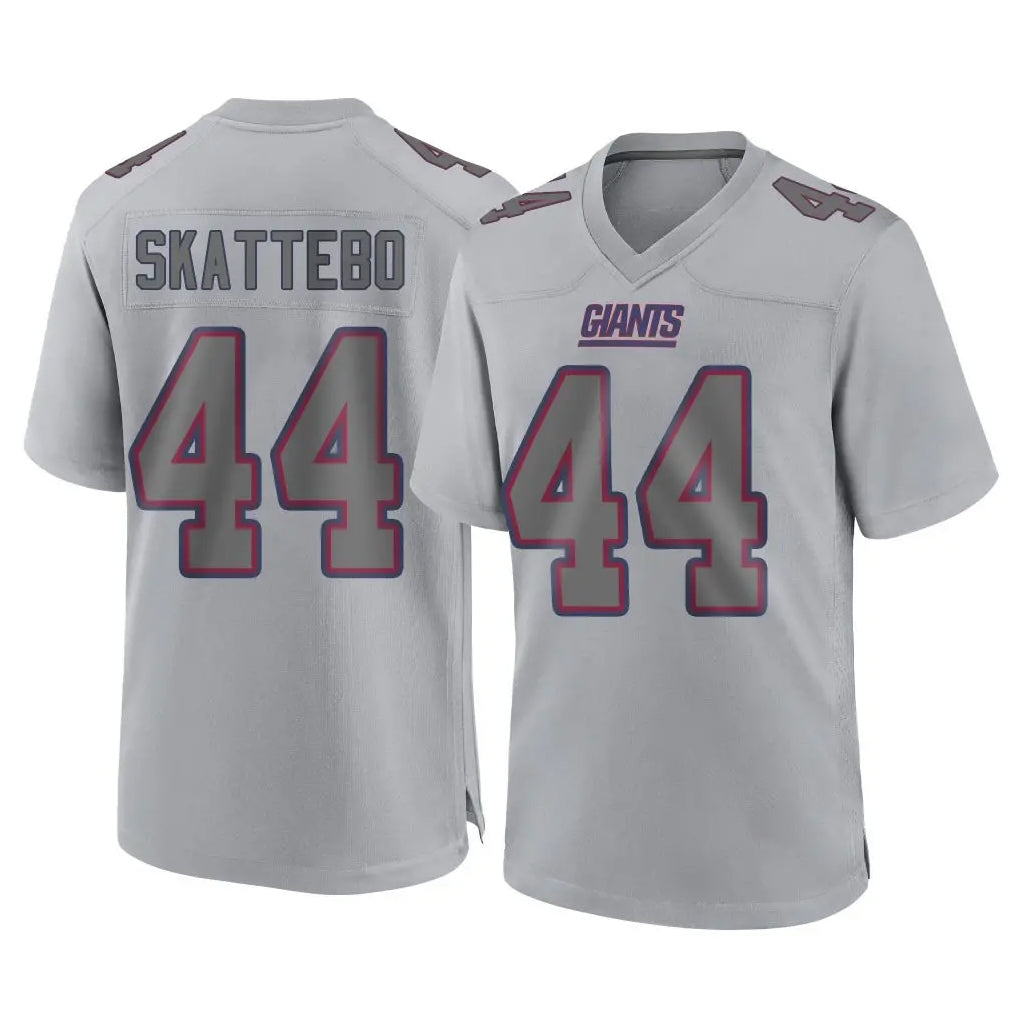 Parkc NY.Giants #44 Cam Skattebo Player Gray Atmosphere Fashion Limited Game Stitched Jerseys