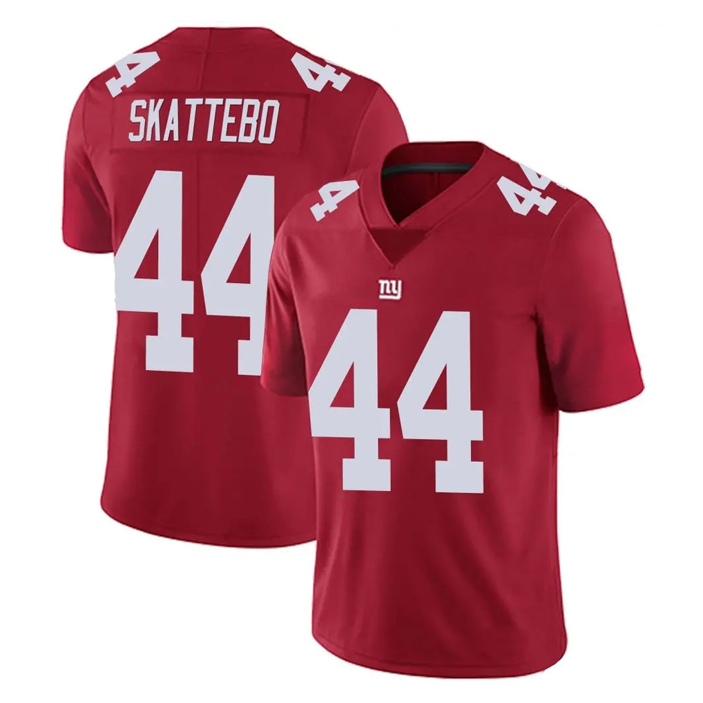 Parkc NY.Giants #44 Cam Skattebo Player Red Limited Vapor Untouchable Home Game Stitched Jerseys