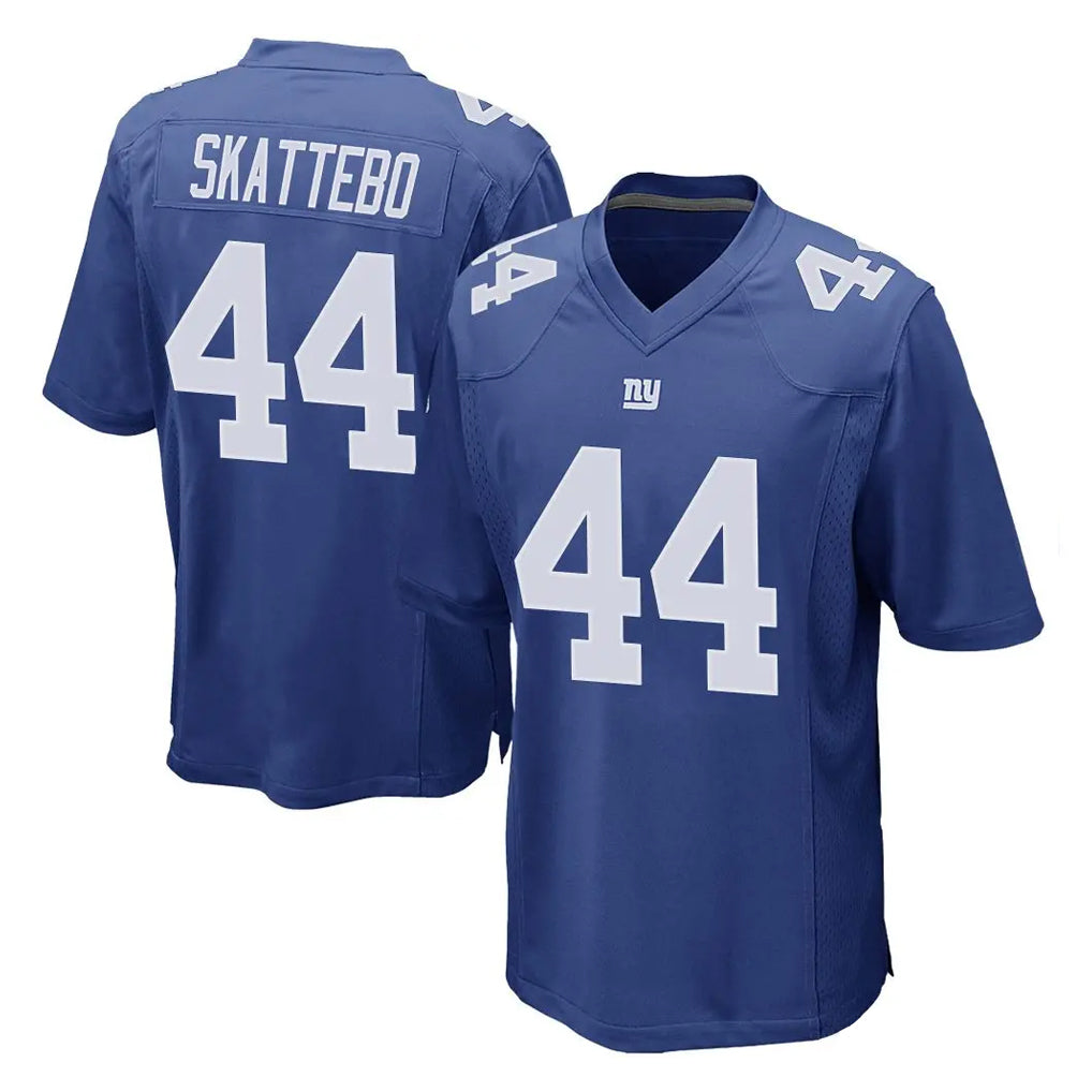 Parkc NY.Giants #44 Cam Skattebo Player Royal Home Game Stitched Jerseys