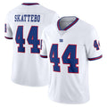 Parkc NY.Giants #44 Cam Skattebo Player White Color Rush Home Game Stitched Jerseys