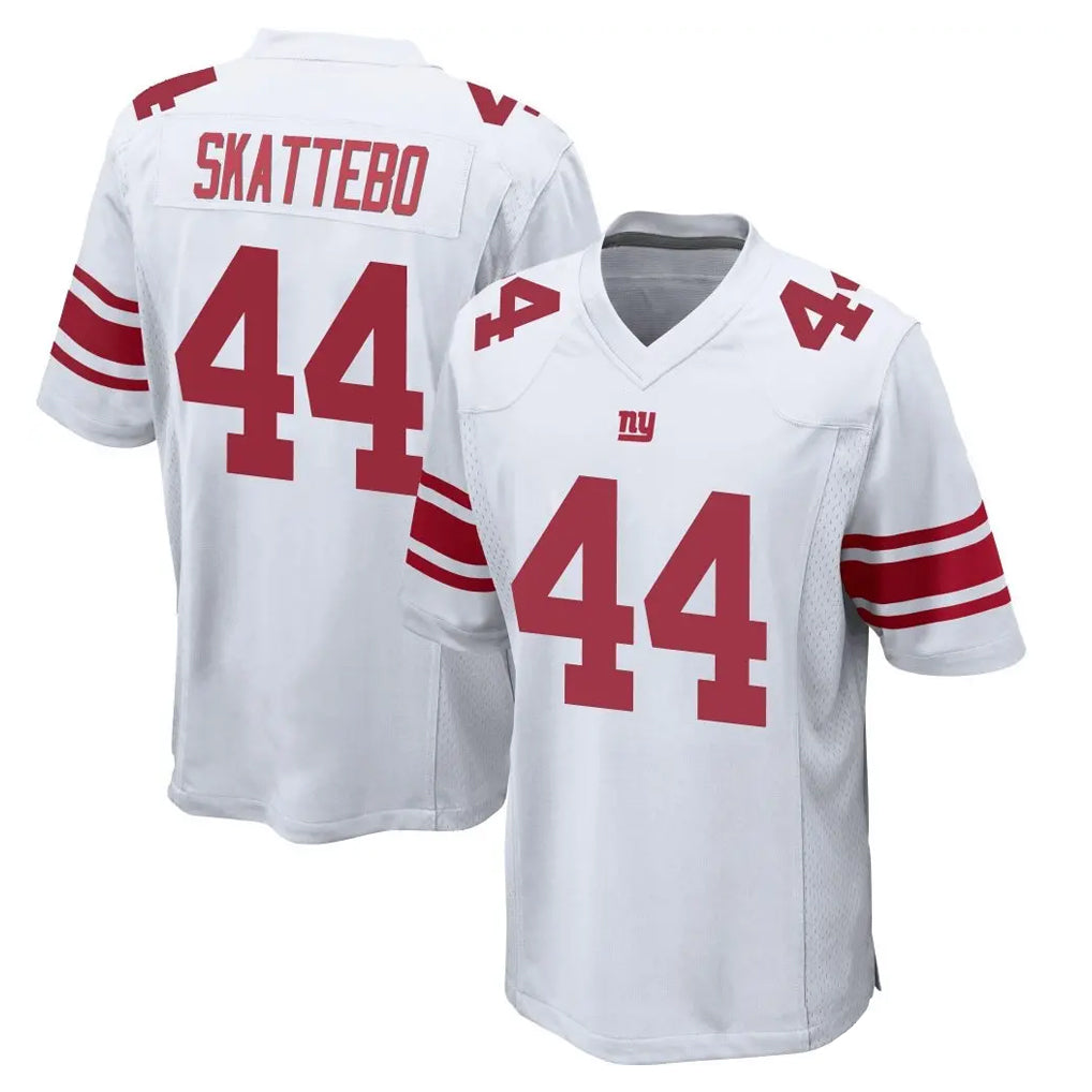 Parkc NY.Giants #44 Cam Skattebo Player White Home Game Stitched Jerseys