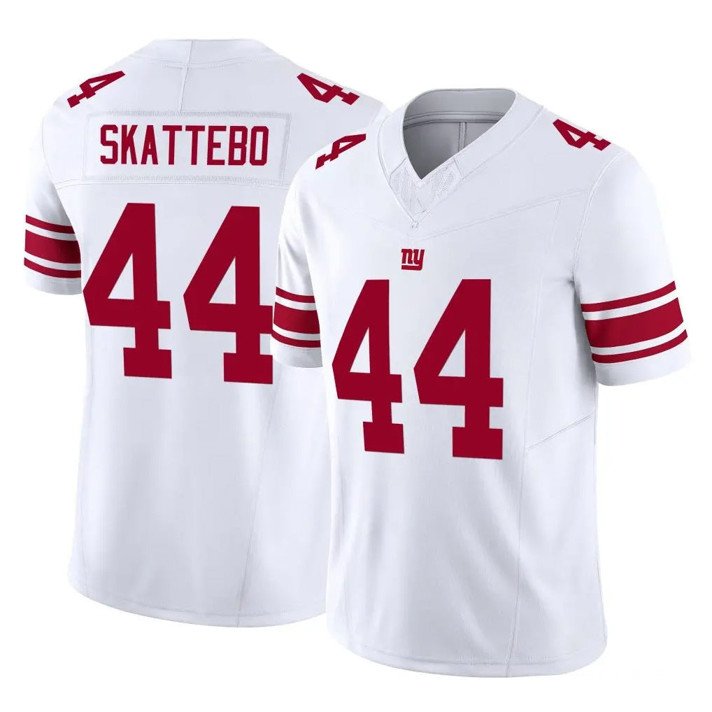Parkc NY.Giants #44 Cam Skattebo Player White Limited Vapor F.U.S.E. Home Game Stitched Jerseys