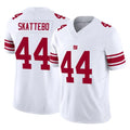 Parkc NY.Giants #44 Cam Skattebo Player White Limited Vapor F.U.S.E. Home Game Stitched Jerseys