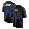 Parkc NY.Giants #49 Tremaine Edmunds Player Carbon Fashion Limited Home Game Stitched Jerseys
