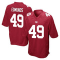 Parkc NY.Giants #49 Tremaine Edmunds Player Red Home Game Stitched Jerseys