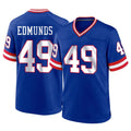 Parkc NY.Giants #49 Tremaine Edmunds Player Royal Classic Home Game Stitched Jerseys