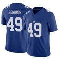 Parkc NY.Giants #49 Tremaine Edmunds Player Royal Limited Vapor F.U.S.E. Home Game Stitched Jerseys