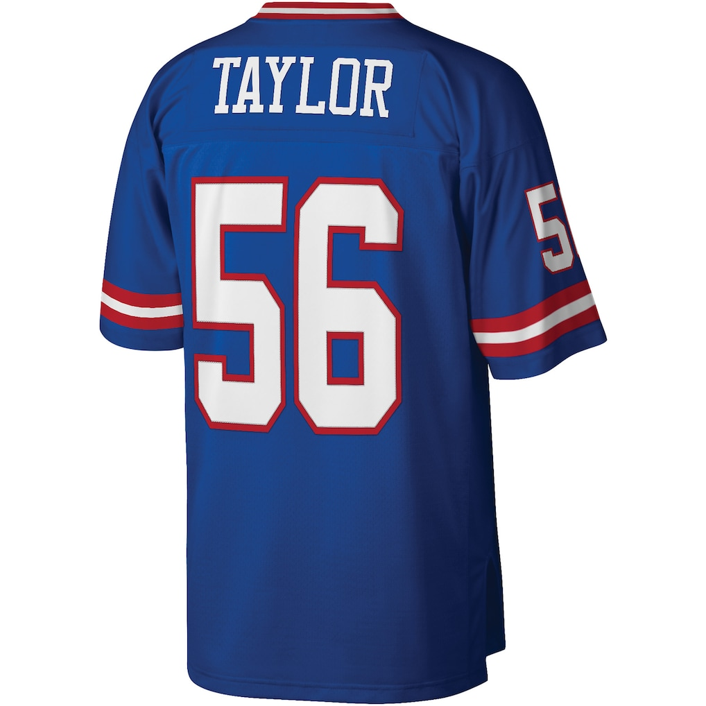 Parkc NY.Giants #56 Lawrence Taylor Mitchell & Ness Royal Legacy Replica Jersey Stitched Puhic Game Jerseys