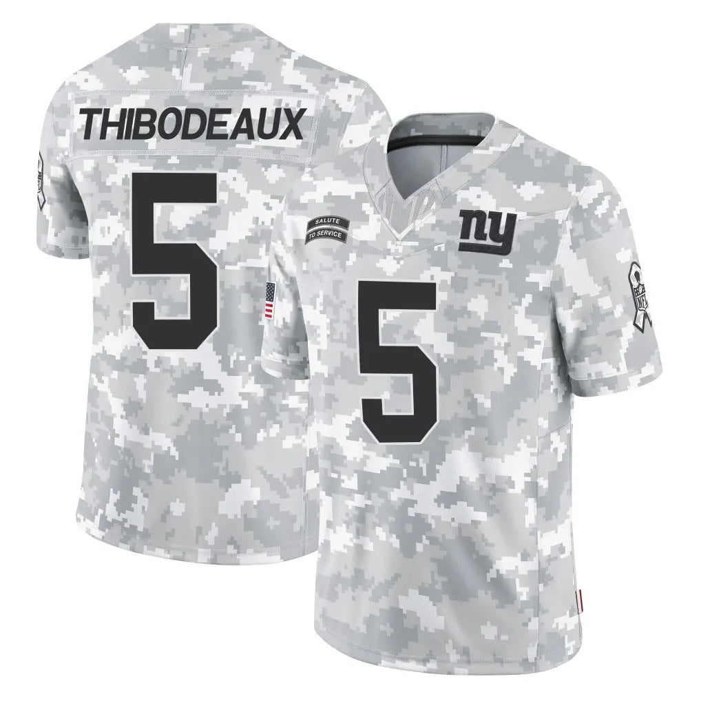 Parkc NY.Giants #5 Kayvon Thibodeaux Player Arctic Camo Salute To Service Limited Game Stitched Jerseys