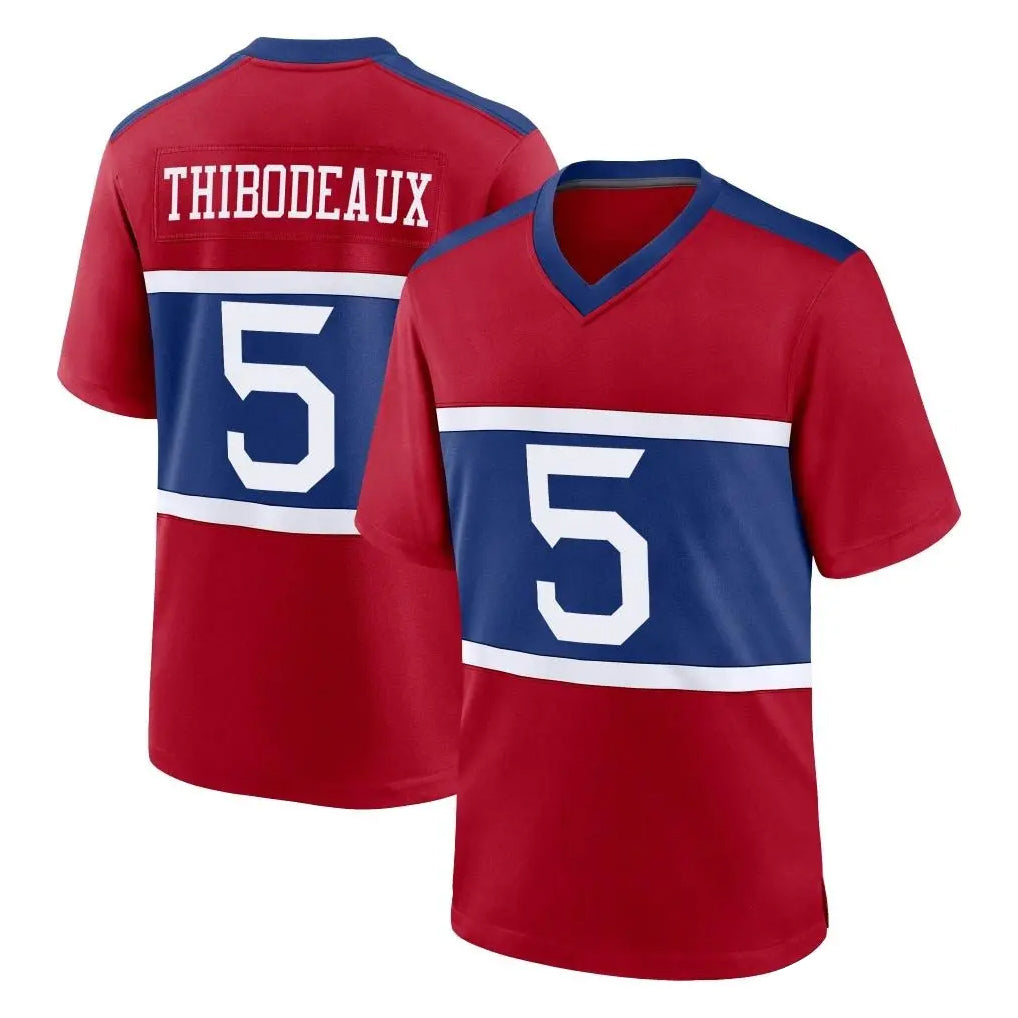 Parkc NY.Giants #5 Kayvon Thibodeaux Player Red Century Home Game Stitched Jerseys