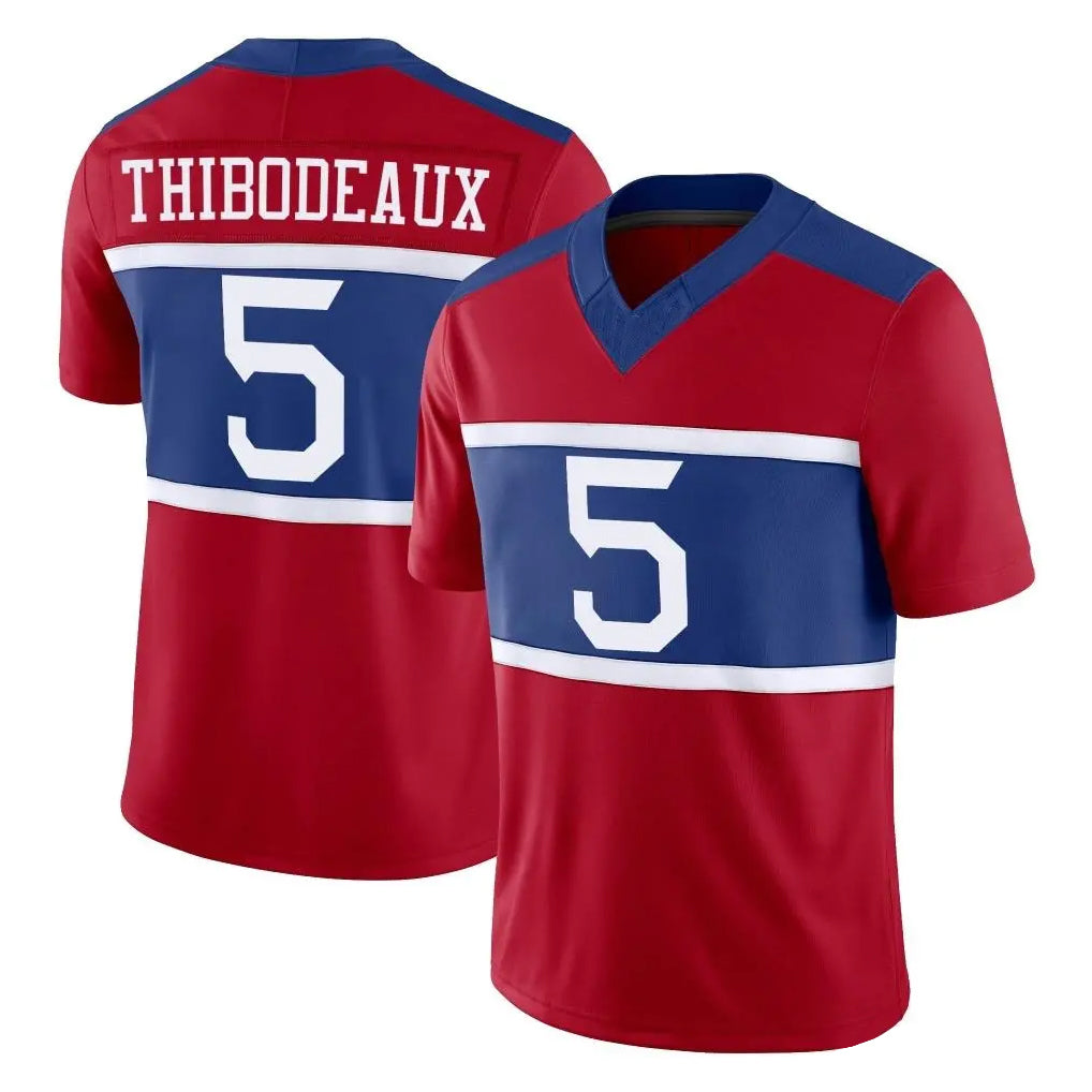Parkc NY.Giants #5 Kayvon Thibodeaux Player Red Century Vapor F.U.S.E. Home Game Stitched Jerseys