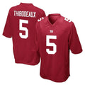 Parkc NY.Giants #5 Kayvon Thibodeaux Player Red Home Game Stitched Jerseys