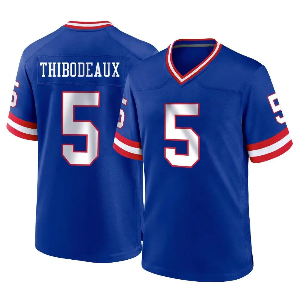 Parkc NY.Giants #5 Kayvon Thibodeaux Player Royal Classic Home Game Stitched Jerseys